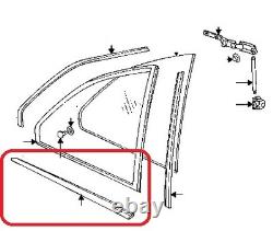 Joint de vitre arrière inférieur droit pour BMW Nouvelle Série 3 E36 Coupé 8119964 d'origine
