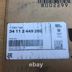 Kit de plaquettes de frein et capteur d’usure authentique BMW F10, F11, 34112449269. AVANT. 35C