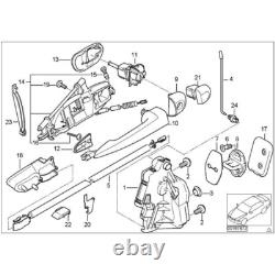 Loquet rotatif authentique BMW 51217011249 avec actionneur gauche 3 Série