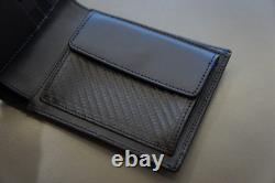 NIB Portefeuille porte-cartes, porte-monnaie et pochette en cuir BMW M Power authentique 80212454761