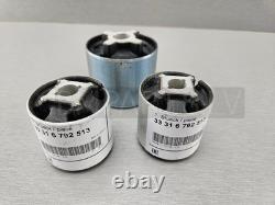 NOUVEAU KIT DE MONTAGE EN CAOUTCHOUC D'ESSIEU ARRIÈRE BMW F20 F30 F32 6880637 & 2x 6792513