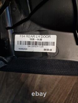 NOUVEAU PANNEL DE GARNITURE DE PORTE ARRIÈRE GAUCHE NOIR BMW MINI F5 Cooper AUTHENTIQUE