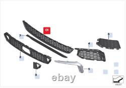 Nouveau Grille Inférieure de Pare-chocs Avant BMW Série 5 M5 F90 2016-2020 51118072979