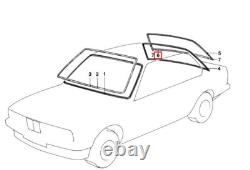 Nouveau bandeau chromé de verrouillage inférieur de pare-brise arrière pour BMW Série 3 E30 51311884410