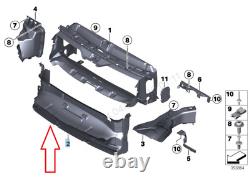 Nouveau conduit d'air avant inférieur du radiateur BMW 3 F30 F31 7401235 OEM authentique