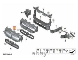 Nouveau conduit d’air de pare-chocs avant BMW Série 1 F40 authentique avec volet de commande supérieur