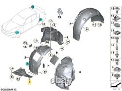 Nouveau ensemble de couvercles inférieurs de liner de roue avant BMW Série 4 F32 F33 F36 authentique