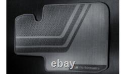 Nouveau jeu de tapis de sol avant M Performance pour BMW Série 1 2 F20 F22 F87 RHD 51472407300