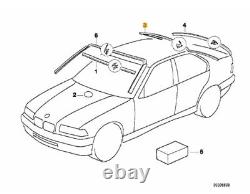 Nouveau joint de moulure de contour de lunette arrière de coupé BMW Série 3 E36