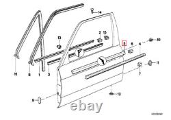 Nouveau joint de porte avant gauche d'origine BMW Série 3 E30 51321924753