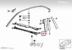 Nouveau kit d’habillage de cache de panneau de baie de pare-brise pour BMW Série 3 E36, tringlerie d’essuie-glace, conduite à droite, 2 pièces authentiques  <br/> 	