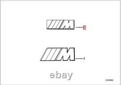 Nouveau logo emblème M de calandre avant BMW Série 3 E30 d'origine 72601933569