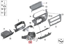 Nouveau panneau de garniture de colonne de direction inférieur pour BMW X3 X4 Série F25 F26 d'origine