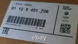 Nouveau panneau de garniture de pare-chocs arrière BMW authentique 51129451706