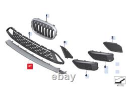 Nouveau panneau de garniture du conduit d'air inférieur du pare-chocs avant de la série BMW X1 F48 d'origine