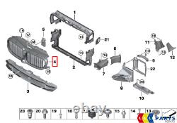 Nouveau panneau de soufflage avant d'air avec volets pour BMW Série 7 G11 G12 d'origine 7497205