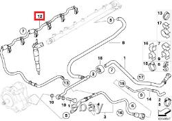 Nouveau tuyau de retour de fuite d'injecteur de carburant diesel d'origine BMW 3 5 6 7 X Série 13537799869