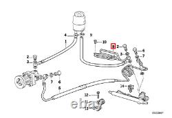 Nouveau tuyau de retour du moteur à essence avec bobine de refroidissement pour BMW Série 3 E36, authentique et d'origine.