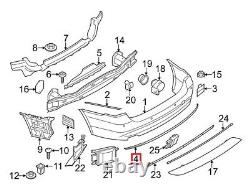 Nouveau véritable bandeau central de pare-chocs arrière pour BMW Série 4 F32 51127294812