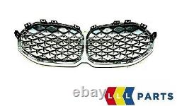 Nouvelle Véritable Bmw F40 M135ix Diamant Avant Pattern Shadow Line Grille De Rein