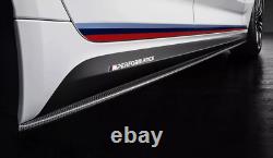 Nouvelle extension de bas de caisse M Performance en carbone gauche pour BMW G30 M5 F90 authentique