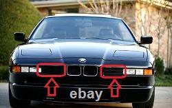 Nouvelle paire de grilles d'admission d'air BMW Série 8 E31 authentiques - droite et gauche 1940908 1940907