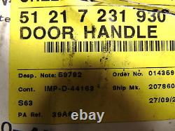 Nouvelle poignée de porte droite noire authentique BMW F07 F10 F11 F06 F12 F13 F01 F02 F04