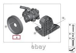 Nouvelle poulie de pompe de direction assistée moteur diesel M47n2 M57n pour BMW E87 E90 E91 d'origine