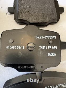 PLAQUETTES DE FREIN ARRIÈRE BMW AUTHENTIQUES NUMÉRO DE PIÈCE 34216775346 Pour F10 F11 F12 F13 F06