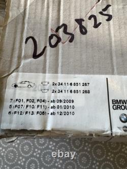 PLAQUETTES DE FREIN AVANT BMW ORIGINALES 34116851269 À S'ADAPTER AUX SÉRIES 5 6 7