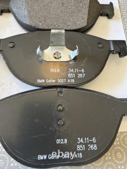 PLAQUETTES DE FREIN AVANT BMW ORIGINALES 34116851269 À S'ADAPTER AUX SÉRIES 5 6 7