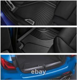 Pack de protection de tapis BMW d'origine avant, arrière et tapis de coffre RHD F70 Série 1
