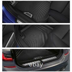 Pack de protection de tapis de sol avant et arrière BMW Genuine Set Tapis de coffre G21 G21MAT2