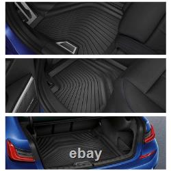 Pack de protection de tapis de sol avant et arrière BMW Genuine Set tapis de coffre G20 G20MAT2