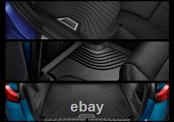 Pack de protection de tapis de sol avant et arrière BMW d'origine, ensemble de tapis de coffre F44 F44MAT
