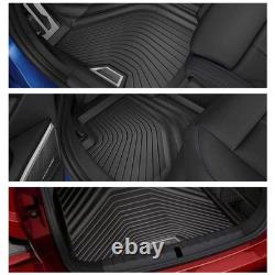 Pack de protection de tapis de sol avant et arrière BMW d'origine, ensemble de tapis de coffre G26 G26MAT