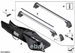 Pièce de rechange d'origine BMW pour support de barres de toit, compatible F25 82712338614