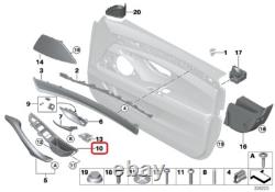 Poignée de porte intérieure droite noire BMW Série 5 F10 F11 d'origine neuve RHD 7225874