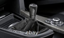 Pommeau de levier de vitesses BMW Performance authentique avec soufflet en Alcantara 25112222535