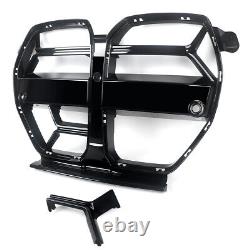 Pour BMW G80 M3 G82 G83 M4 2021+ Grille de calandre avant en noir brillant style CSL
