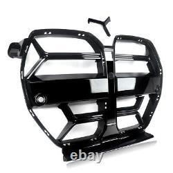 Pour BMW G80 M3 G82 G83 M4 2021+ Grille de calandre avant en noir brillant style CSL
