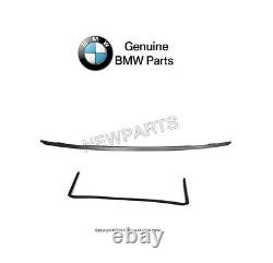 Pour Bmw E30 318i Set Of Front Convertible Top Rubber Seal & Cover Rail Genuine