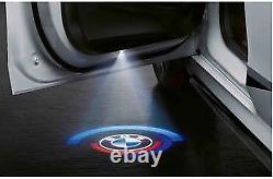 Projecteurs de porte LED authentiques BMW 50mm Lampe lumineuse édition anniversaire de 50 ans