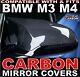 Real Carbon Fibre Wing Mirror Housses Ensemble Convient Bmw M3 M4 F80 F82 F83 Modèles