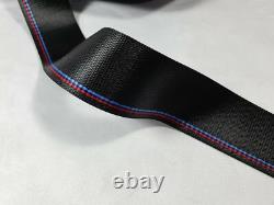 Sangle de ceinture de sécurité BMW authentique en tissu, couleurs M Sport, largeur 47 mm, livraison gratuite