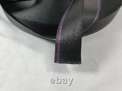 Sangle de ceinture de sécurité BMW authentique en tissu, couleurs M Sport, largeur 47 mm, livraison gratuite