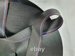 Sangle de ceinture de sécurité BMW authentique en tissu, couleurs M Sport, largeur 47 mm, livraison gratuite