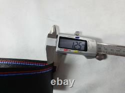 Sangle de ceinture de sécurité BMW authentique en tissu, couleurs M Sport, largeur 47 mm, livraison gratuite
