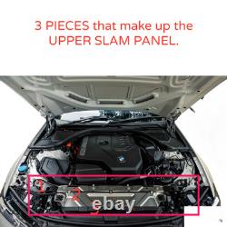 Support supérieur du panneau de chocs avant du panneau central 3 pièces pour BMW Série 3 G20 G21 2019-2025