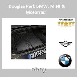 Tapis de coffre arrière en caoutchouc noir pour BMW. Série 8 G14. M8-F91.